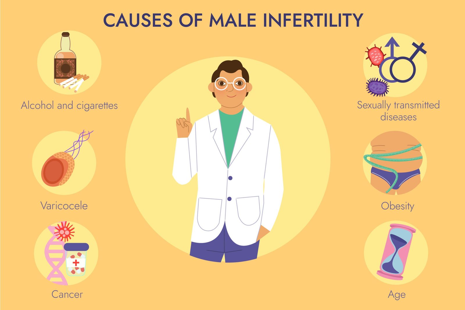 Why Is Male Fertility Declining? The 5 Essential Factors. Causes of male infertility