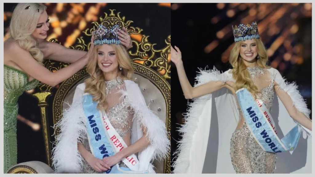 Miss World 2024 Krystyna Pyszková : Czech Republic International Bags Crown Miss World 2024