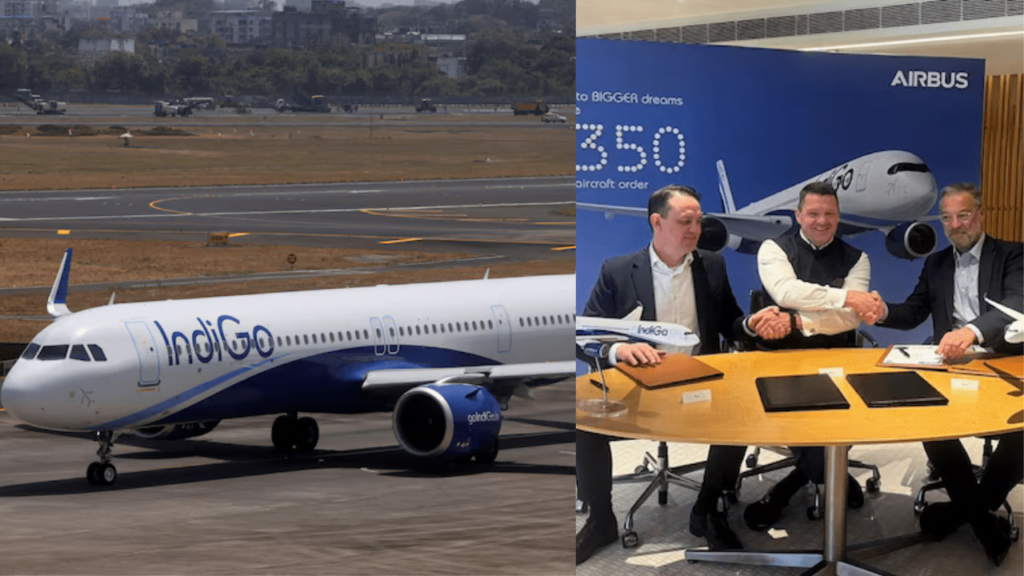 IndiGo's Bold Leap: Enters Wide-Body Arena with 30 Airbus A350-900 Order Indigo
