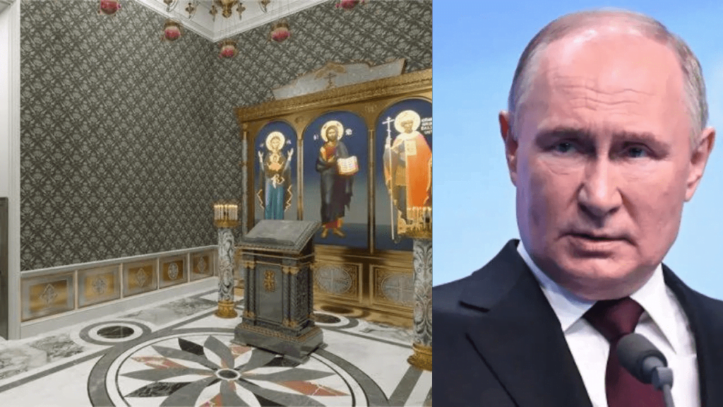 From Epic 'Palace' to Place of Worship: Putin's Black Sea Estate Gets Spiritual Makeover Putin