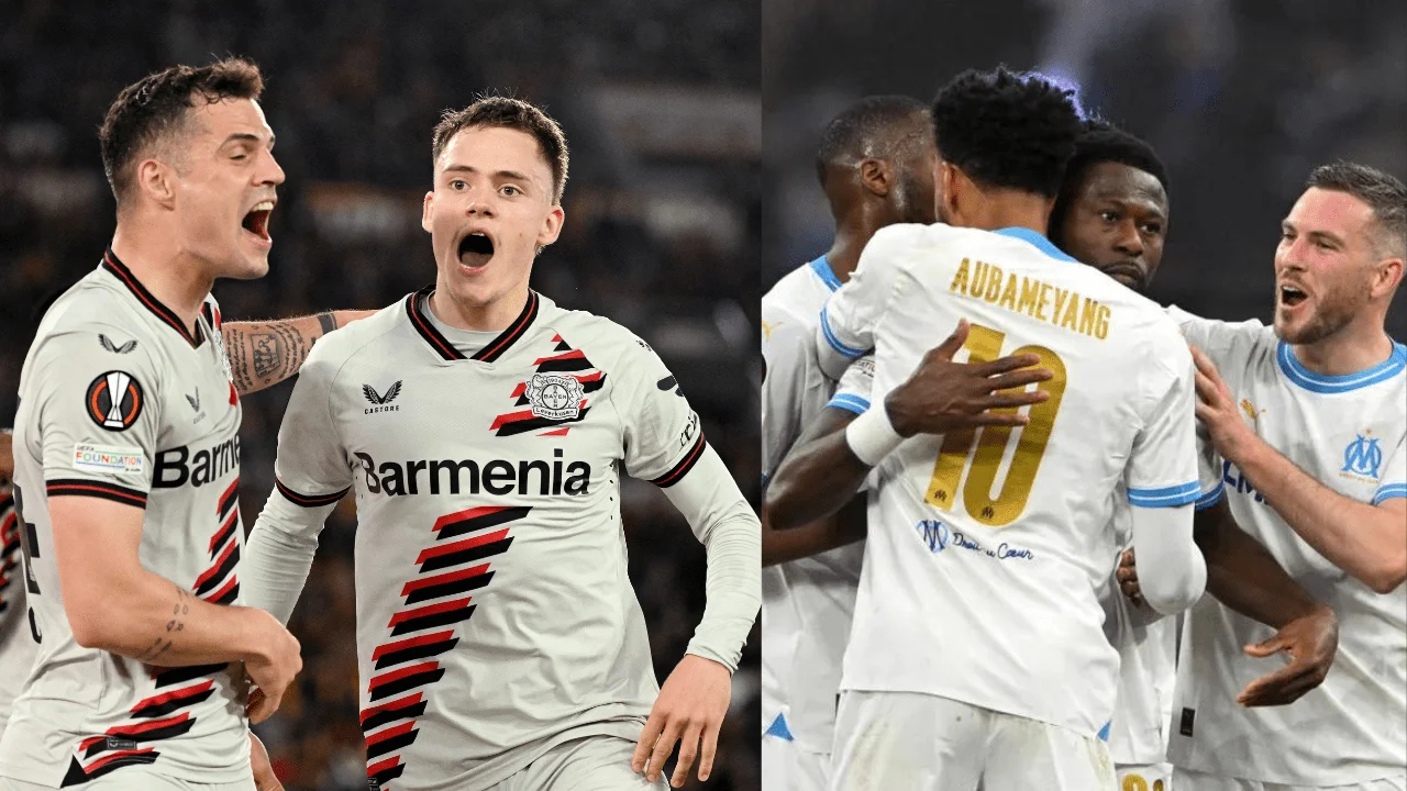 UEL Semi-Final 1st Leg: Leverkusen's Triumph Over Roma, Marseille and Atalanta Battle to a Draw UEL semi-final 1st leg