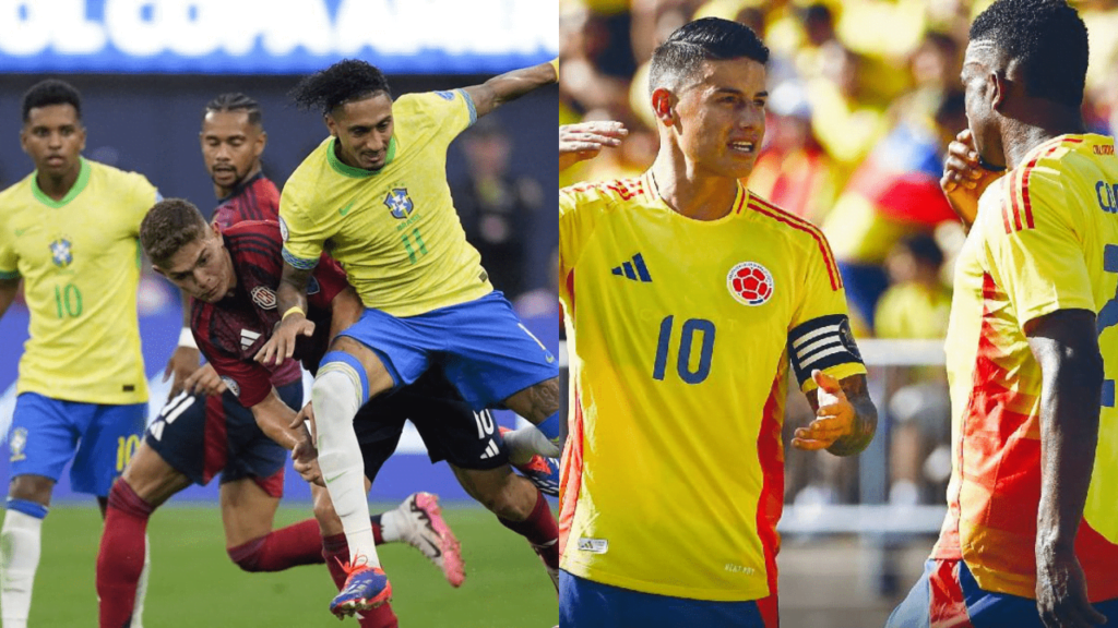 Copa America 2024 Group D Kicks Off: Colombia Triumph, Brazil Held by Strong Costa Rica Side Copa america 2024