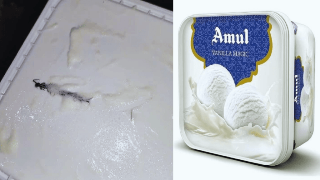 Dead Centipede Found in Noida Woman’s Amul Ice Cream