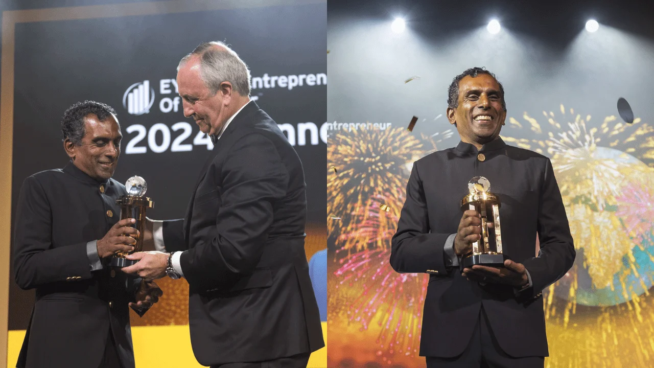 Vellayan Subbiah, Chairman of Cholamandalam Investment, Clinches Prestigious EY World Entrepreneur of the Year 2024 Award vellayan subbiah