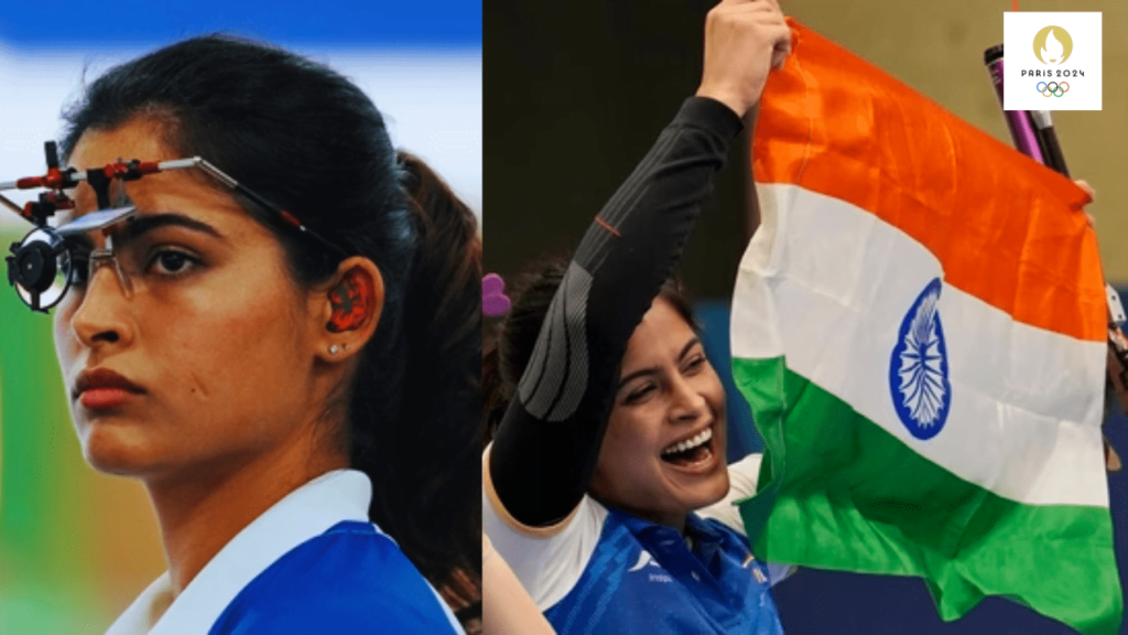 Manu Bhaker Makes History: First Indian Woman to Win Olympic Shooting Medal in Paris Olympics 2024 Manu Bhaker Makes History