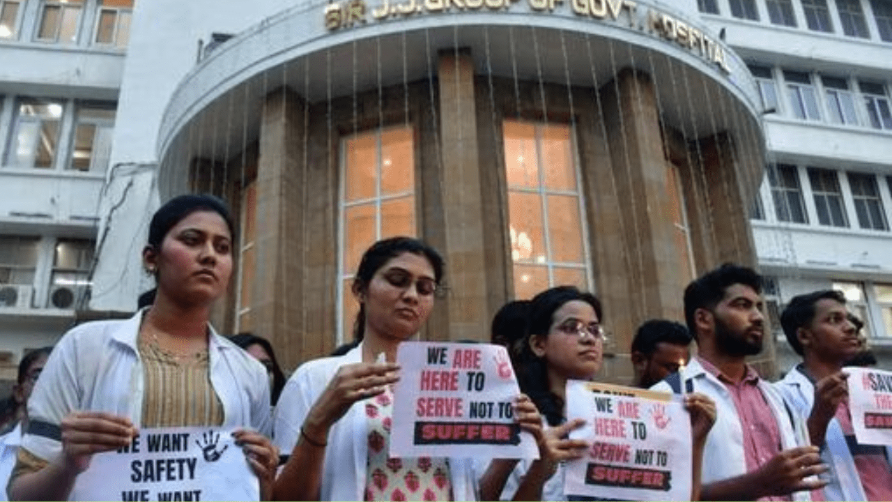 Nationwide Doctors Protest: A Call for Stronger Security Laws After Kolkata Tragedy Doctors protest in India