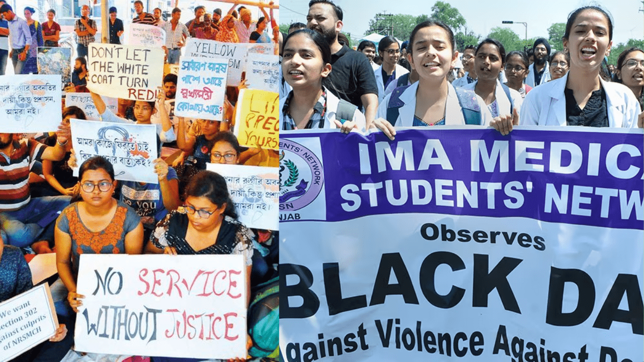 Nationwide Doctors Protest: A Call for Stronger Security Laws After Kolkata Tragedy Nationwide Doctors Protest: A Call for Stronger Security Laws After Kolkata Tragedy