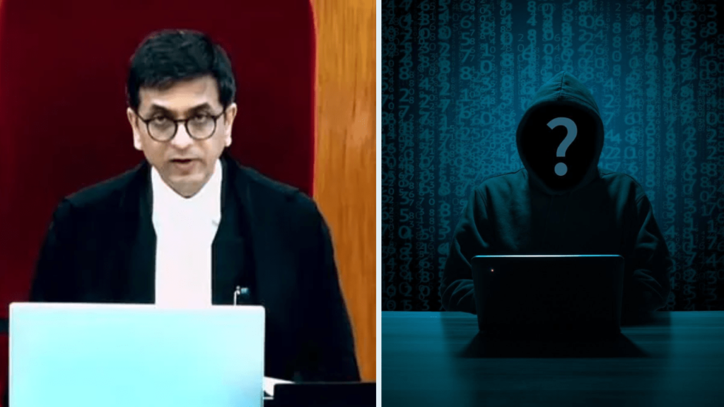 Cyber Crime Complaint Against Scammer Posing as CJI DY Chandrachud
