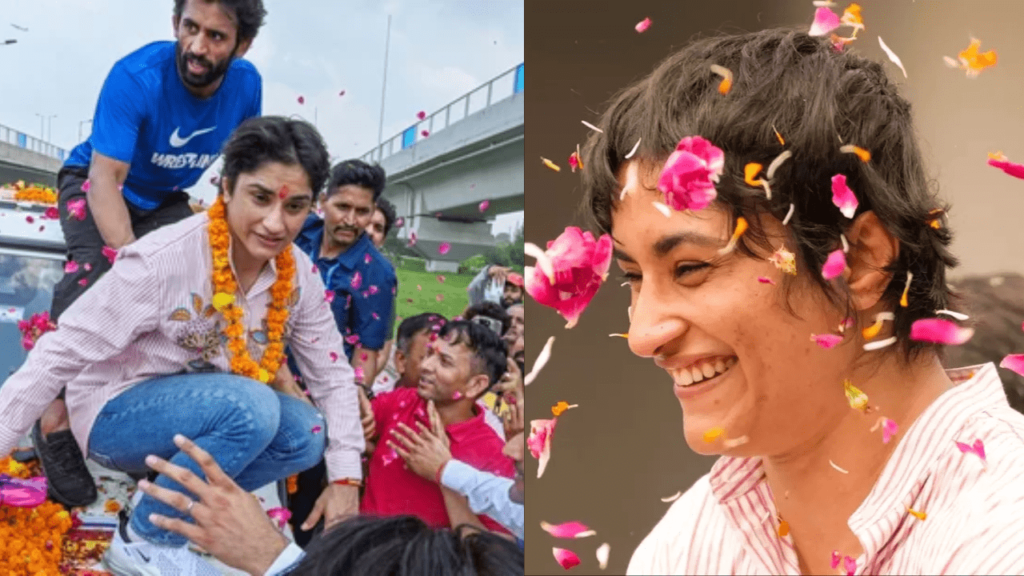 Vinesh Phogat’s Grand Return: A Massive Hero’s Welcome Despite Olympic Disqualification Vinesh Phogat’s Grand Return