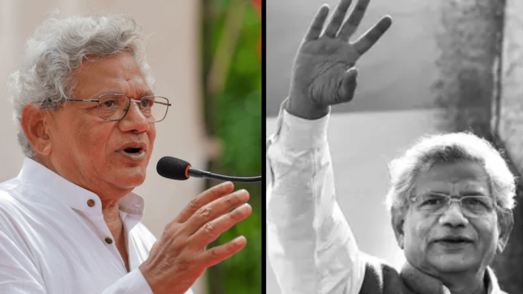 Sitaram Yechury: A Legendary Marxist Leader and Stalwart of Indian Politics Passes Away at 72 sitaram yechury death