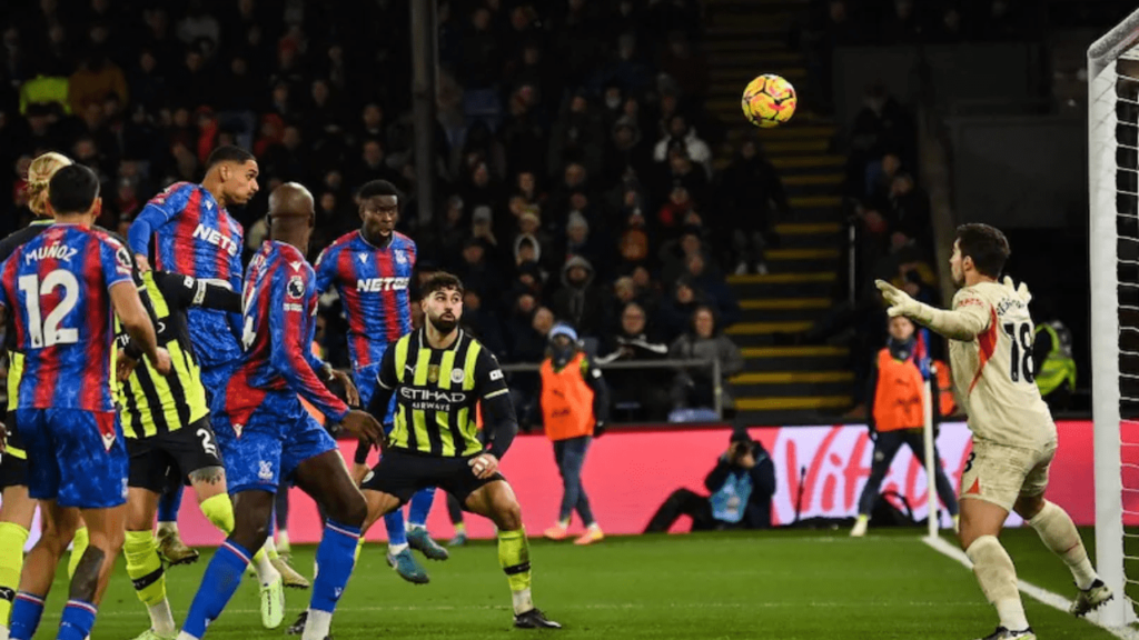 Premier League Highlights: Manchester City Draw 2-2; Aston Villa, and Brentford Steal the Headlines Premier league highlights Crystal palace vs Man city-min